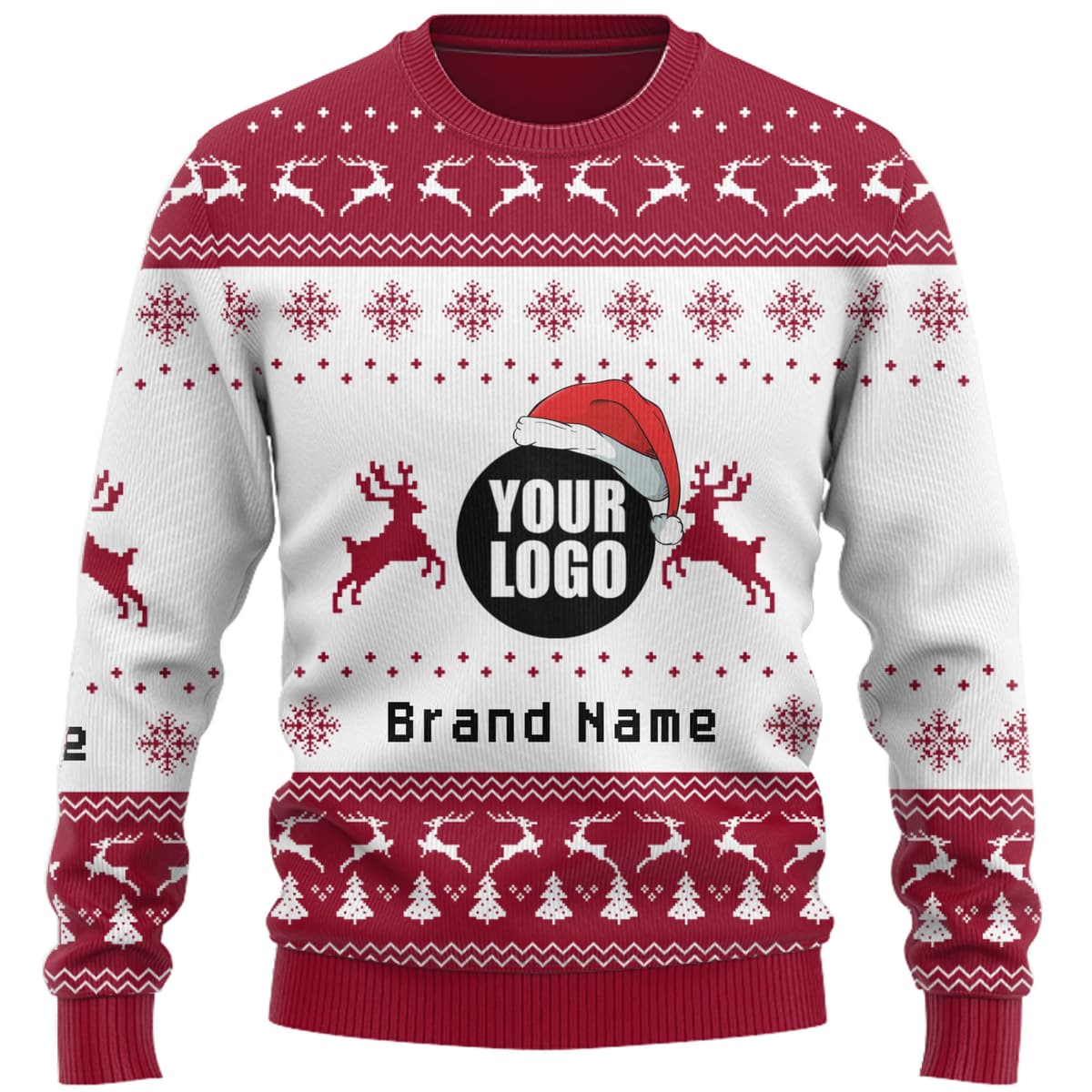 DIY Custom Logo Or Face Ugly Christmas Sweater 1